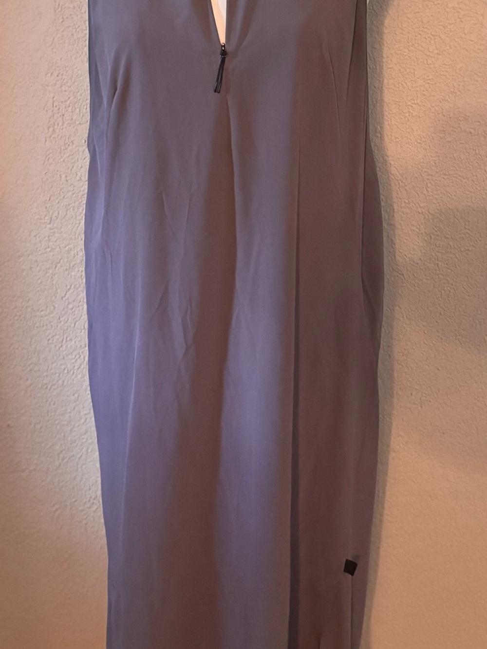 lululemon athletica Lavender Maxi Dress with V-Neck Zip